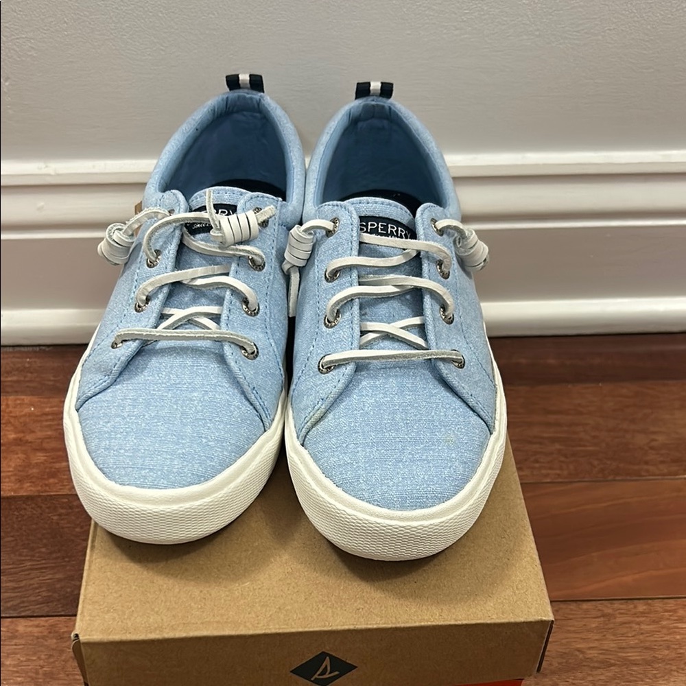 Sperry Women's Blue Canvas Shoes